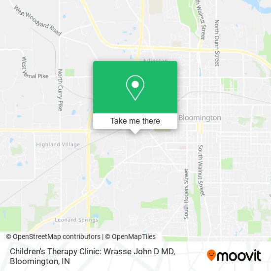 Mapa de Children's Therapy Clinic: Wrasse John D MD