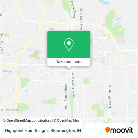Highpoint Hair Designs map
