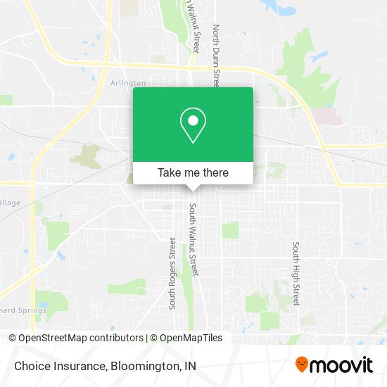 Mapa de Choice Insurance