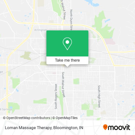Mapa de Loman Massage Therapy