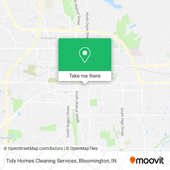 Tidy Homes Cleaning Services map