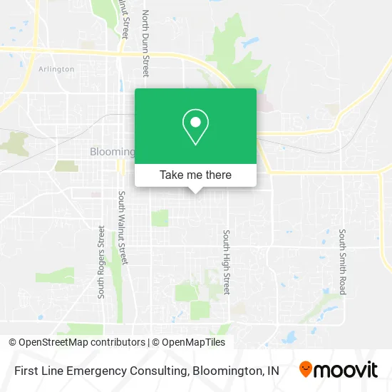 First Line Emergency Consulting map