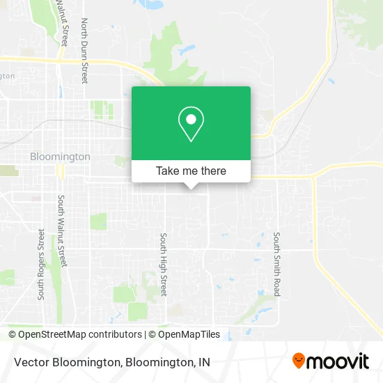 Vector Bloomington map