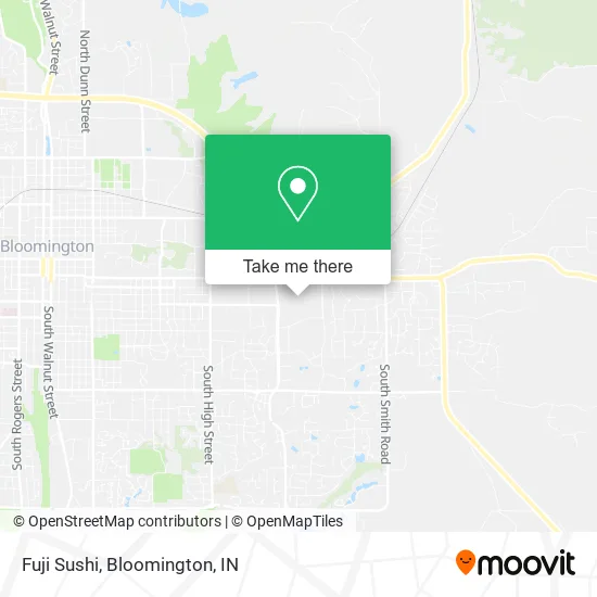 Fuji Sushi map