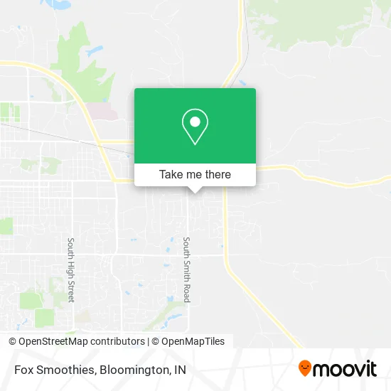 Fox Smoothies map