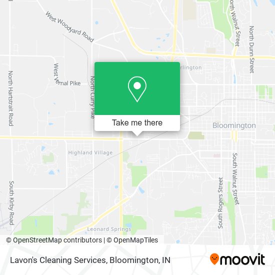 Lavon's Cleaning Services map