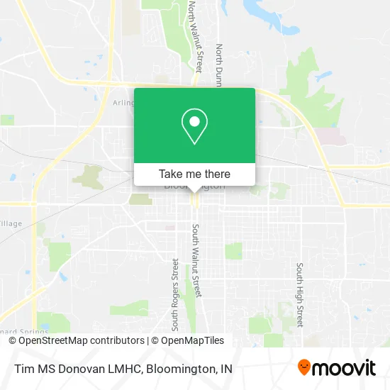 Mapa de Tim MS Donovan LMHC