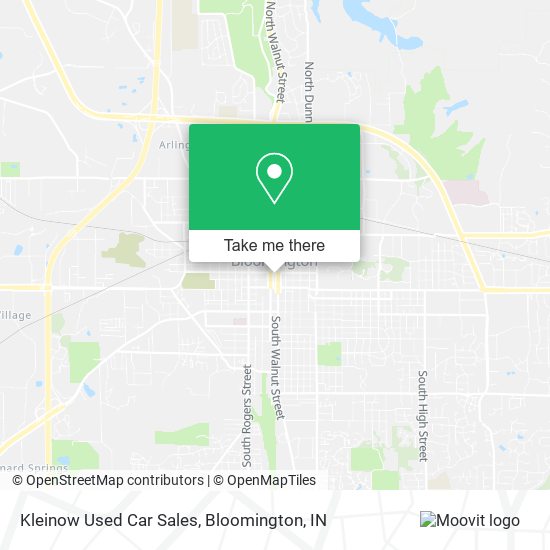 Kleinow Used Car Sales map