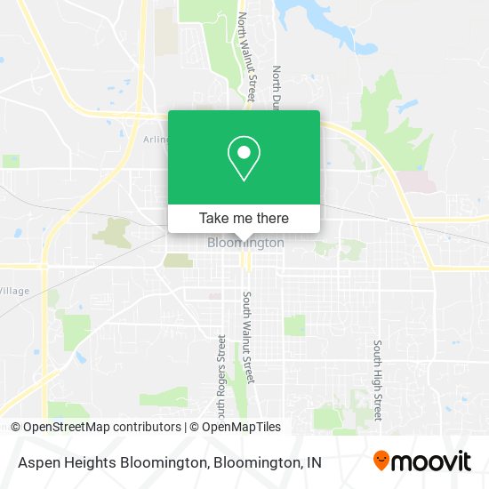 Mapa de Aspen Heights Bloomington