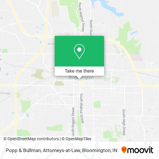 Popp & Bullman, Attorneys-at-Law map
