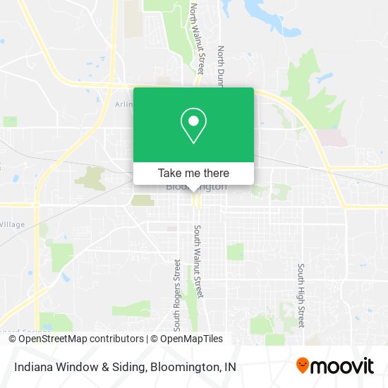 Indiana Window & Siding map