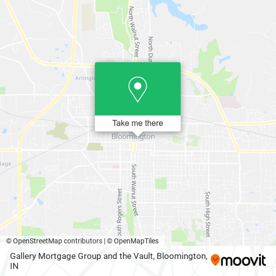 Gallery Mortgage Group and the Vault map