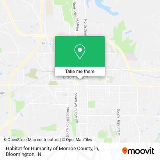 Habitat for Humanity of Monroe County, in map