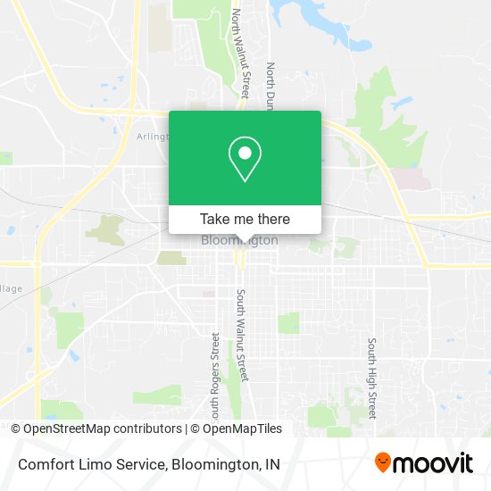 Comfort Limo Service map