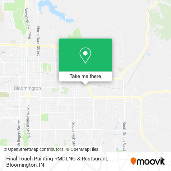 Final Touch Painting RMDLNG & Restaurant map