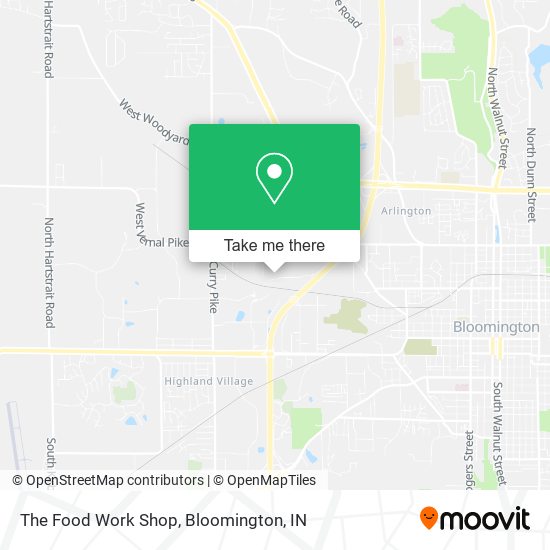 The Food Work Shop map