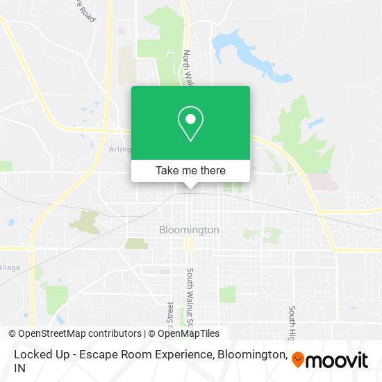 Locked Up - Escape Room Experience map