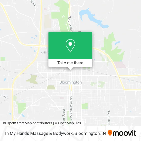 In My Hands Massage & Bodywork map