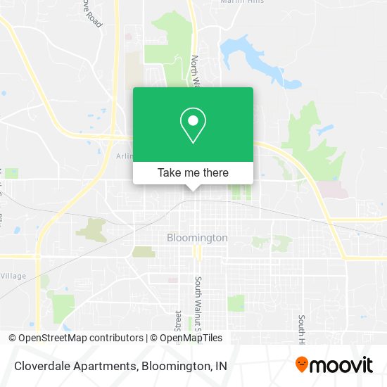 Cloverdale Apartments map