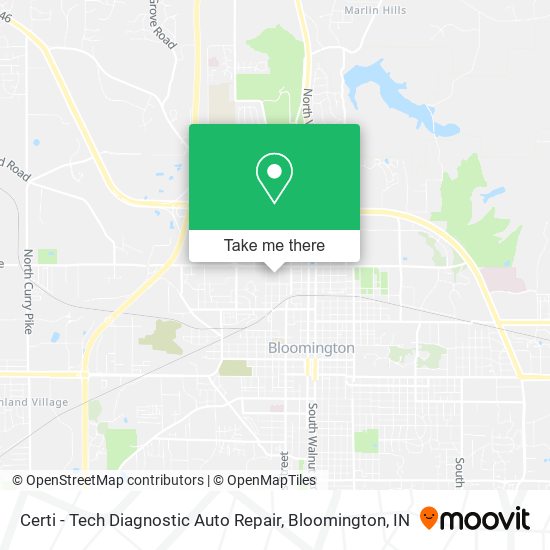 Certi - Tech Diagnostic Auto Repair map