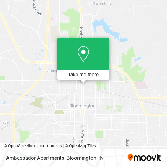 Mapa de Ambassador Apartments