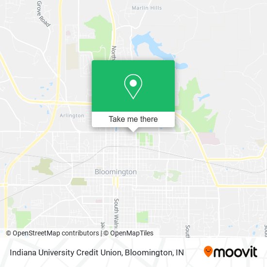 Indiana University Credit Union map