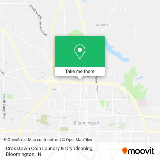 Crosstown Coin Laundry & Dry Cleaning map