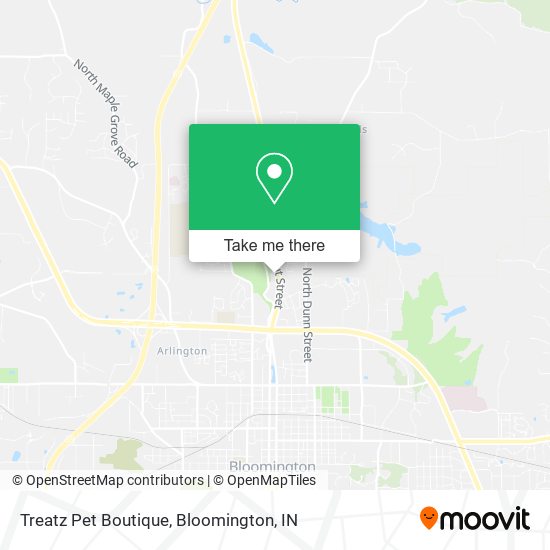 Treatz Pet Boutique map