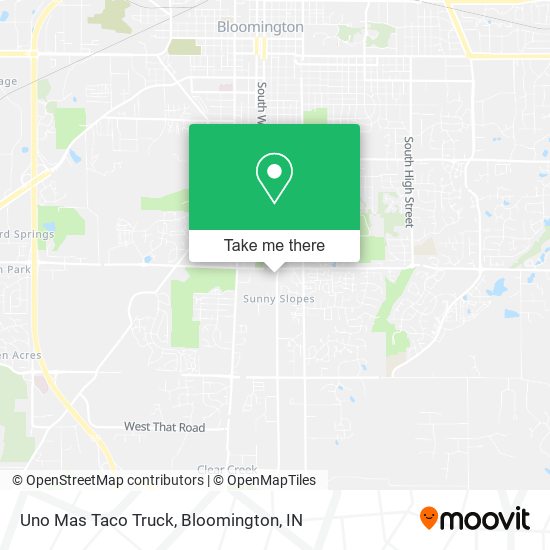 Uno Mas Taco Truck map
