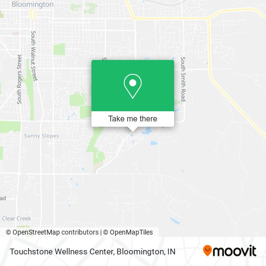 Touchstone Wellness Center map