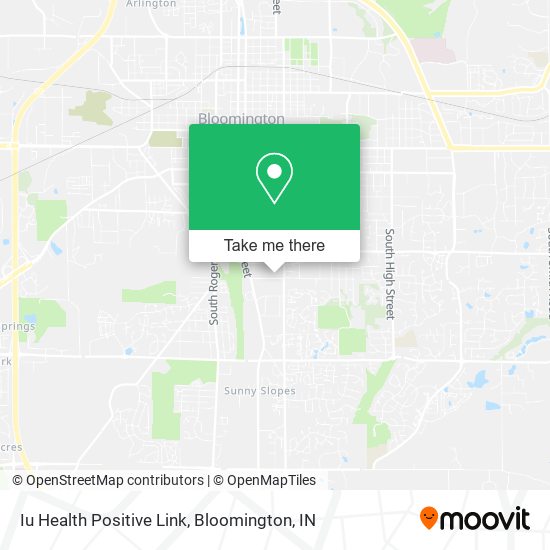 Iu Health Positive Link map