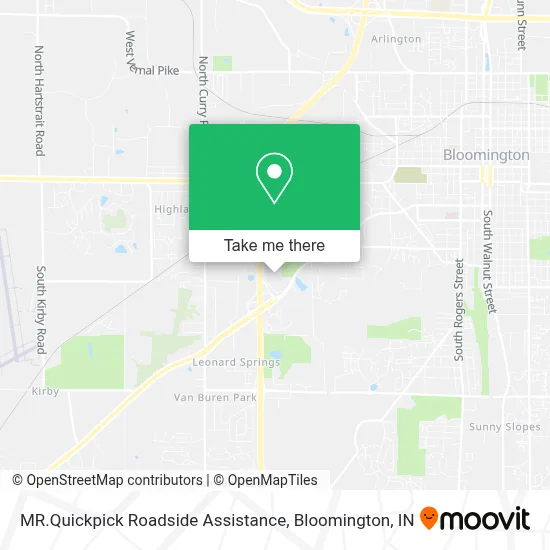 MR.Quickpick Roadside Assistance map