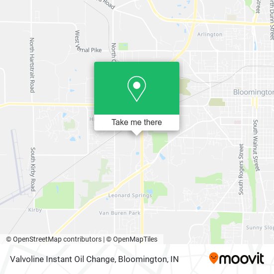 Valvoline Instant Oil Change map