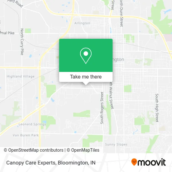 Canopy Care Experts map