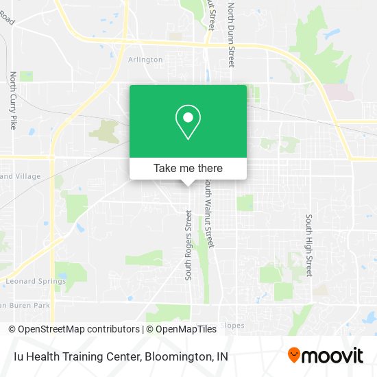 Mapa de Iu Health Training Center