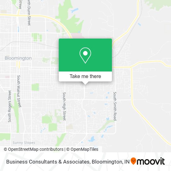 Business Consultants & Associates map