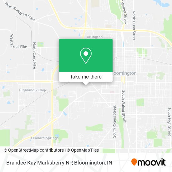 Mapa de Brandee Kay Marksberry NP