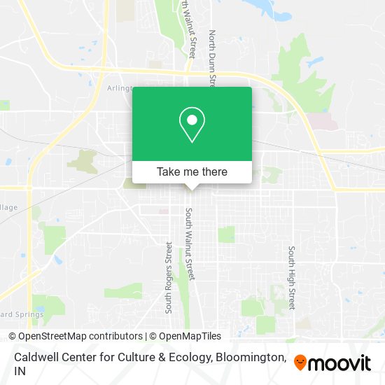 Caldwell Center for Culture & Ecology map