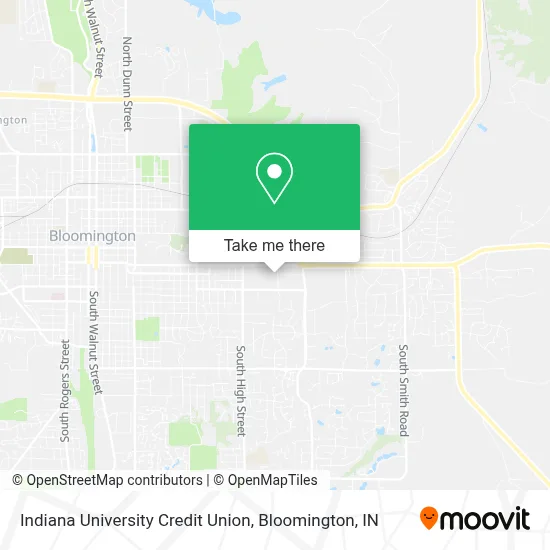 Indiana University Credit Union map
