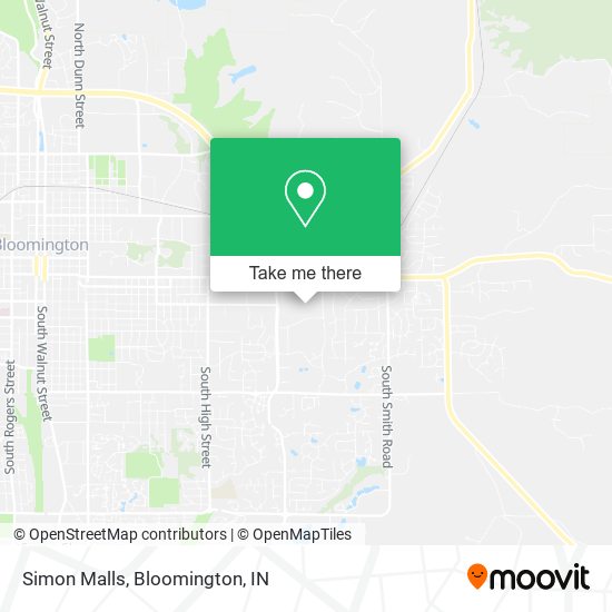 Mapa de Simon Malls
