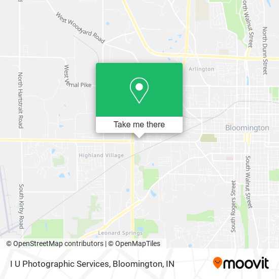 I U Photographic Services map