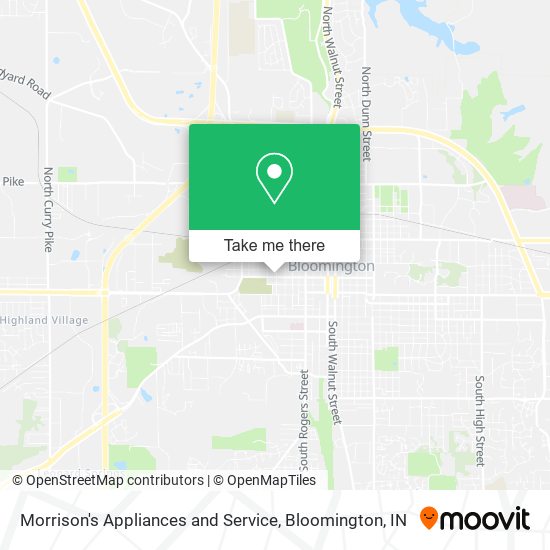 Mapa de Morrison's Appliances and Service