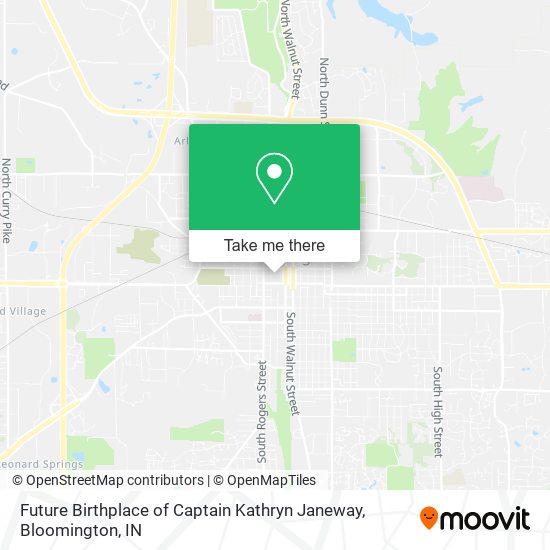 Mapa de Future Birthplace of Captain Kathryn Janeway