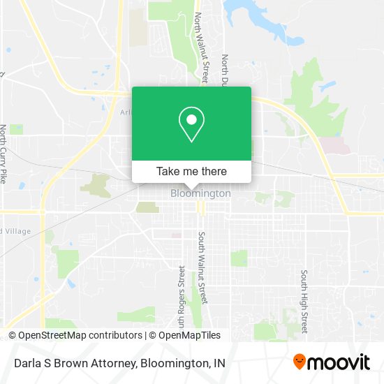 Darla S Brown Attorney map