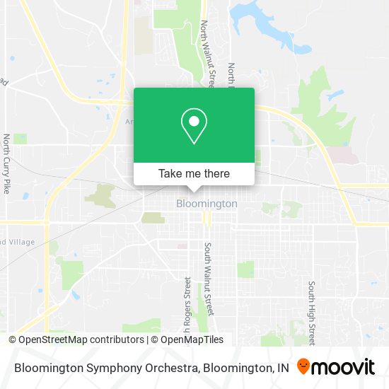 Bloomington Symphony Orchestra map