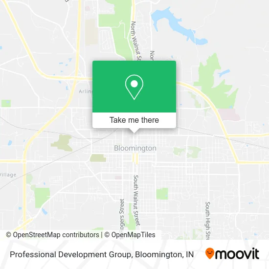 Professional Development Group map