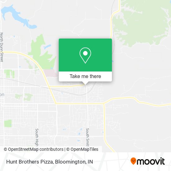 Mapa de Hunt Brothers Pizza