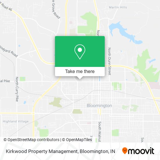Kirkwood Property Management map