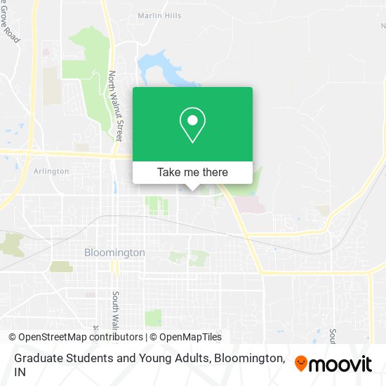 Graduate Students and Young Adults map