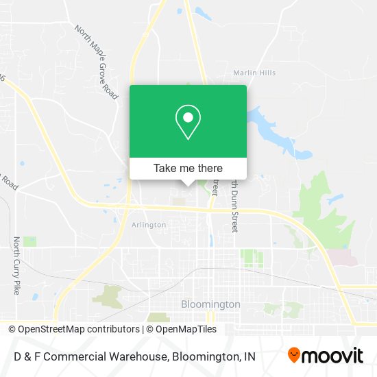 D & F Commercial Warehouse map